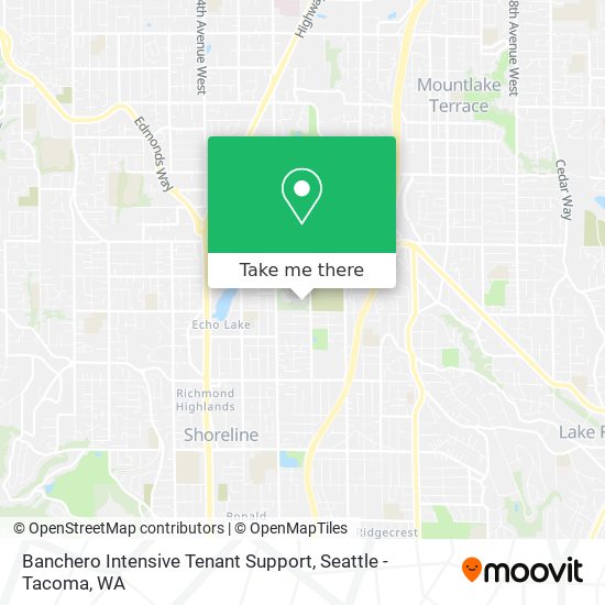 Banchero Intensive Tenant Support map