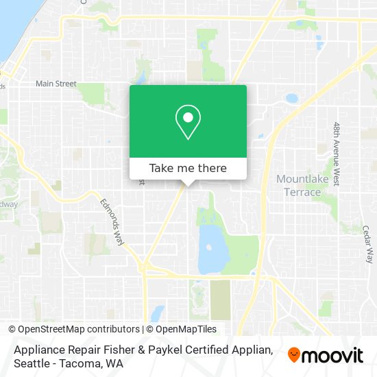 Mapa de Appliance Repair Fisher & Paykel Certified Applian