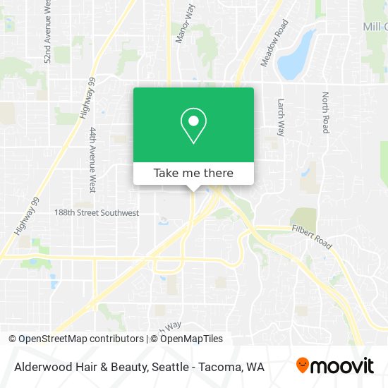 Alderwood Hair & Beauty map