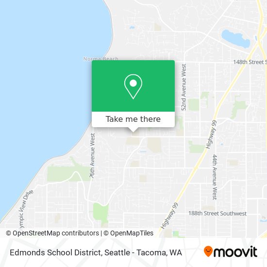 Mapa de Edmonds School District