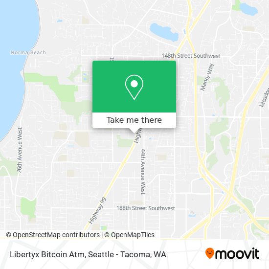 Mapa de Libertyx Bitcoin Atm