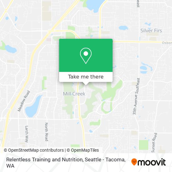 Relentless Training and Nutrition map