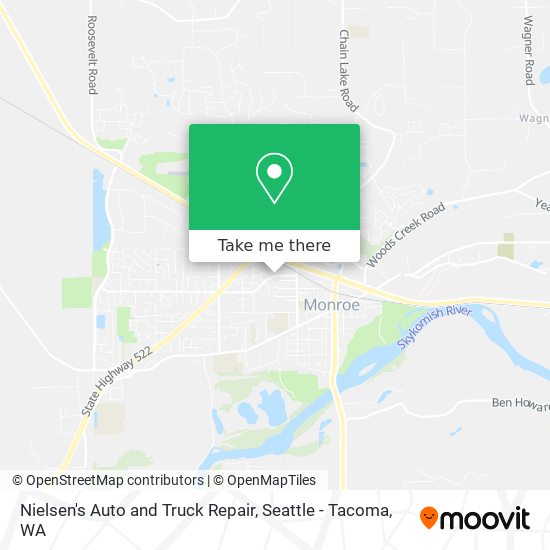 Mapa de Nielsen's Auto and Truck Repair