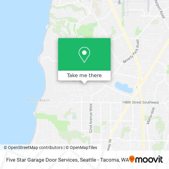 Five Star Garage Door Services map