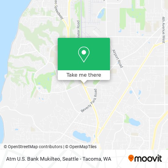 Mapa de Atm U.S. Bank Mukilteo