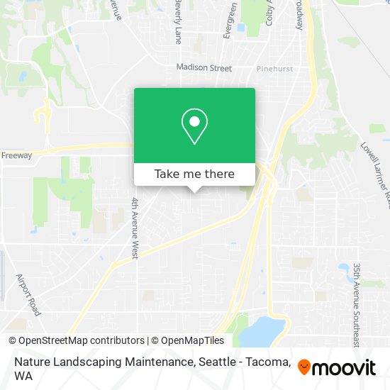 Nature Landscaping Maintenance map