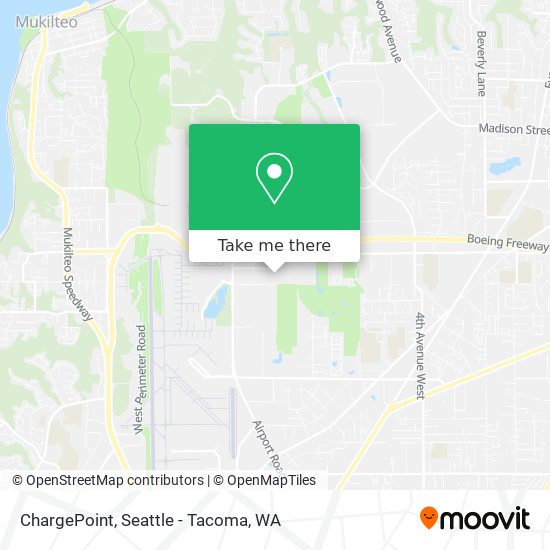 Mapa de ChargePoint