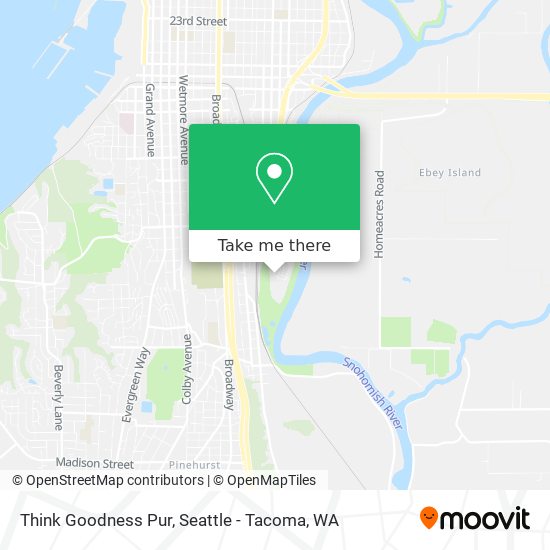 Think Goodness Pur map