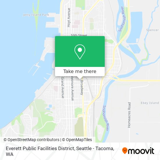Everett Public Facilities District map