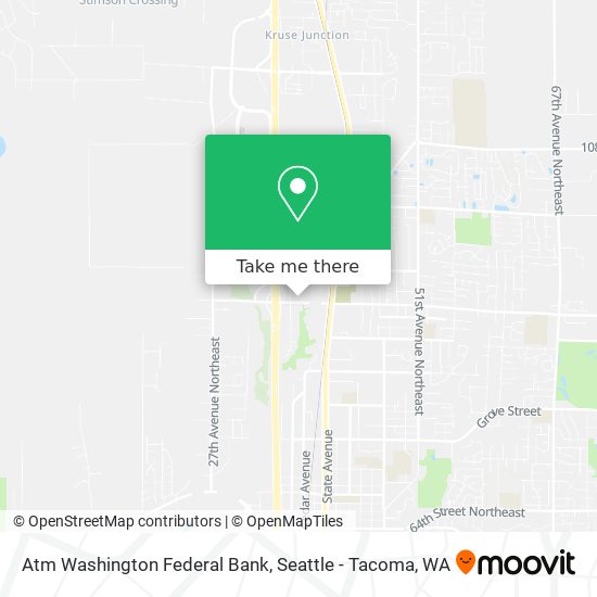 Atm Washington Federal Bank map