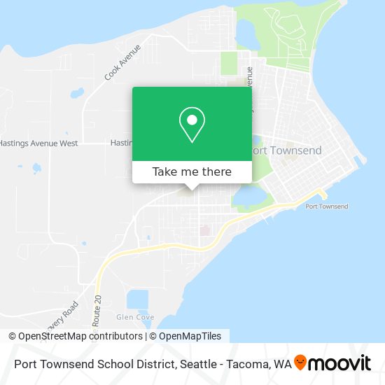 Mapa de Port Townsend School District