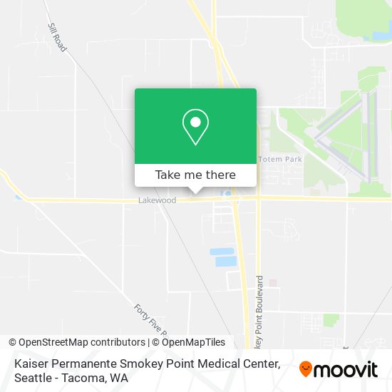 Mapa de Kaiser Permanente Smokey Point Medical Center