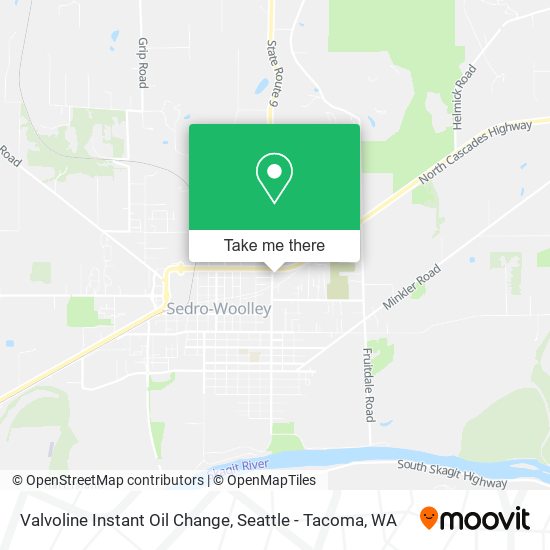 Mapa de Valvoline Instant Oil Change