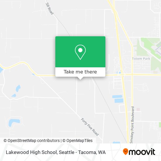 Mapa de Lakewood High School