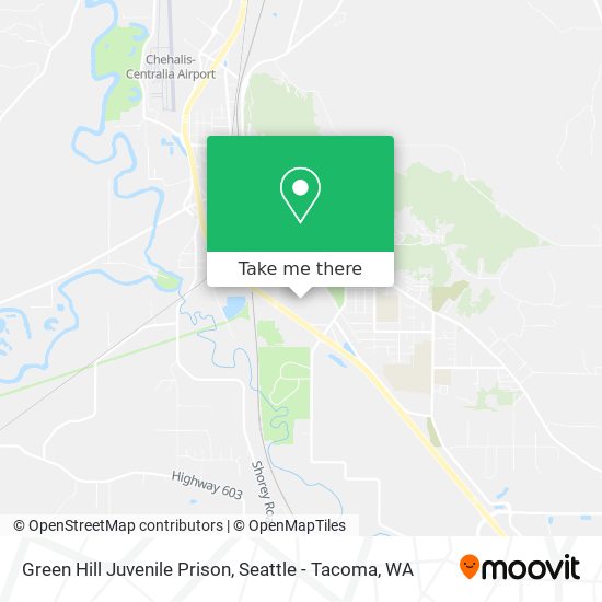 Mapa de Green Hill Juvenile Prison