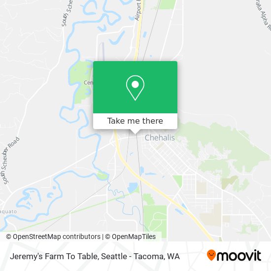 Jeremy's Farm To Table map