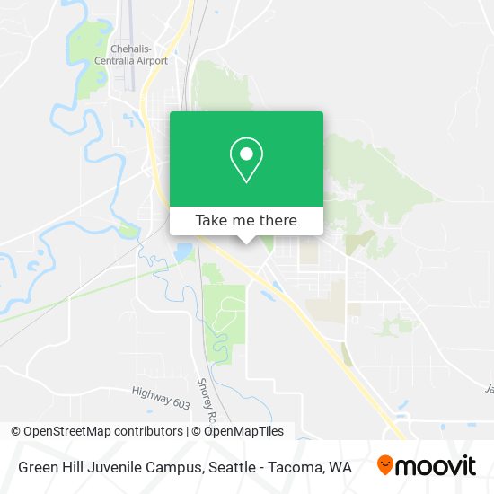 Mapa de Green Hill Juvenile Campus