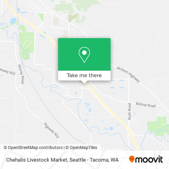 How to get to Chehalis Livestock Market in Seattle Tacoma WA by