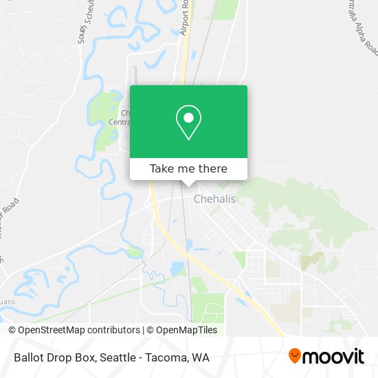 Mapa de Ballot Drop Box