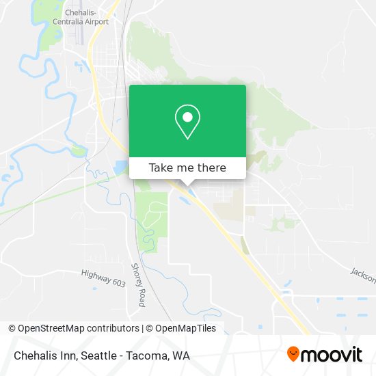 Chehalis Inn map