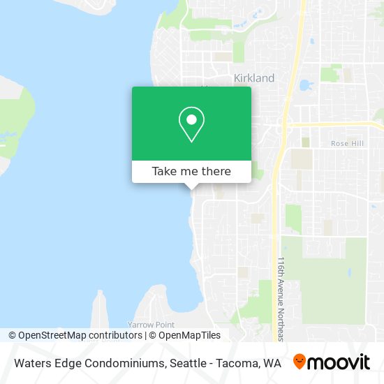 Waters Edge Condominiums map