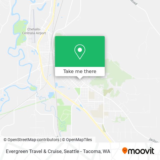 Evergreen Travel & Cruise map