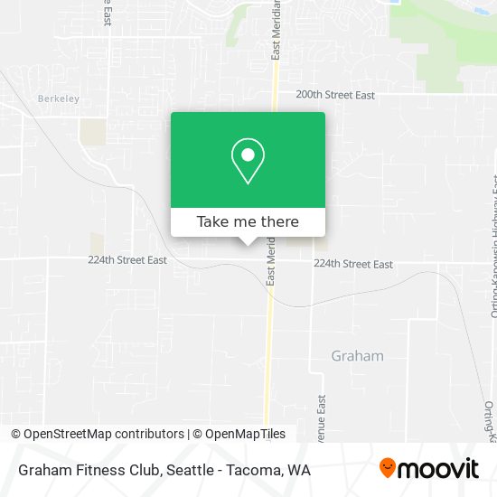 Graham Fitness Club map