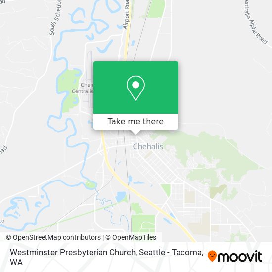 Mapa de Westminster Presbyterian Church