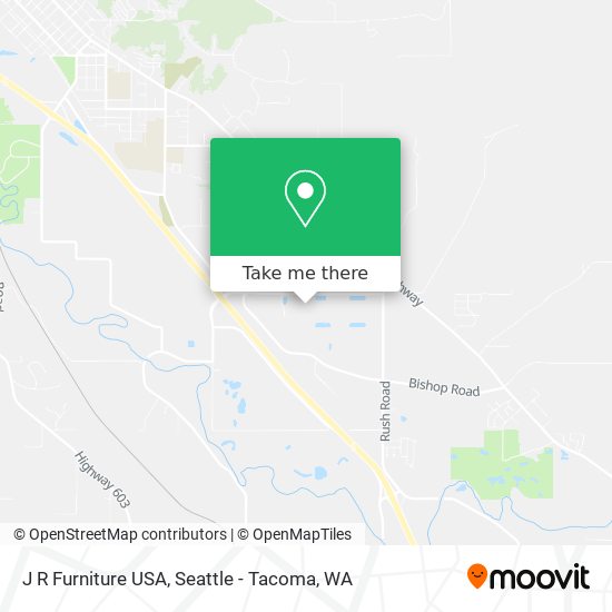 Mapa de J R Furniture USA