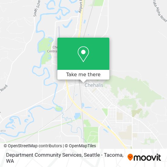 Department Community Services map