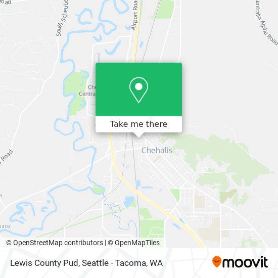 Lewis County Pud map