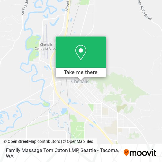 Family Massage Tom Caton LMP map