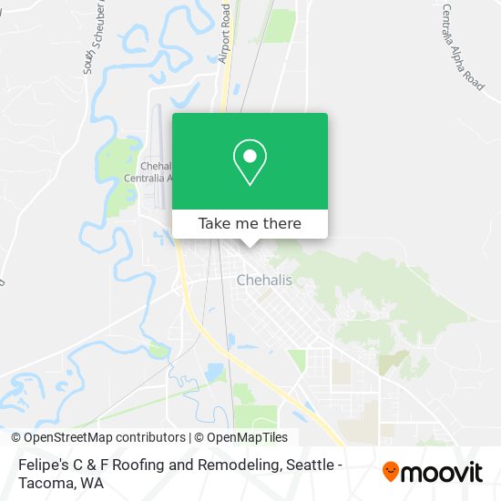 Felipe's C & F Roofing and Remodeling map