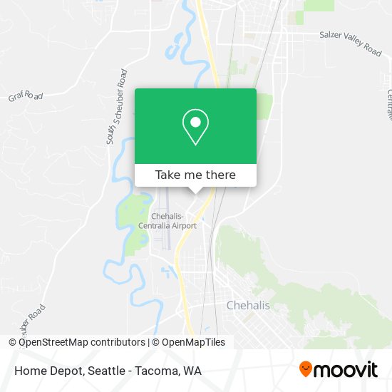 Home Depot map