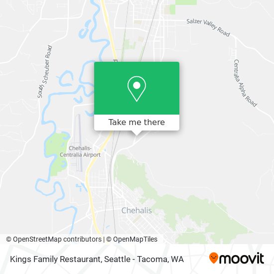 Mapa de Kings Family Restaurant