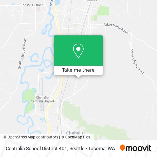 Mapa de Centralia School District 401