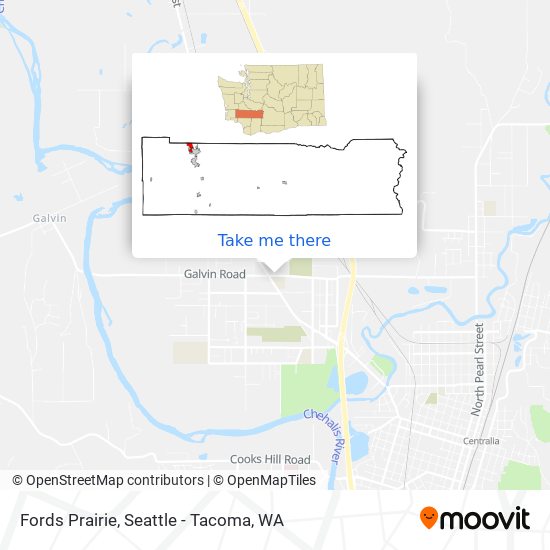 Mapa de Fords Prairie