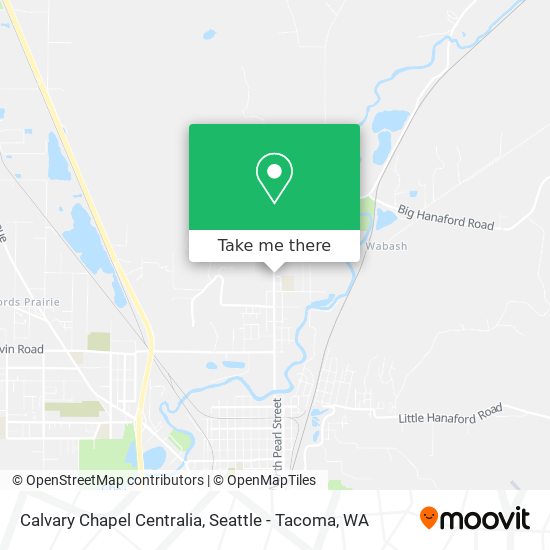 Mapa de Calvary Chapel Centralia