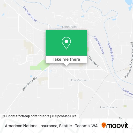 Mapa de American National Insurance