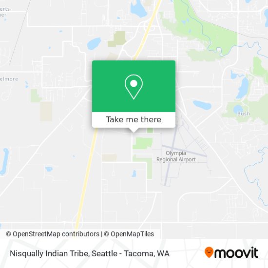 Nisqually Indian Tribe map