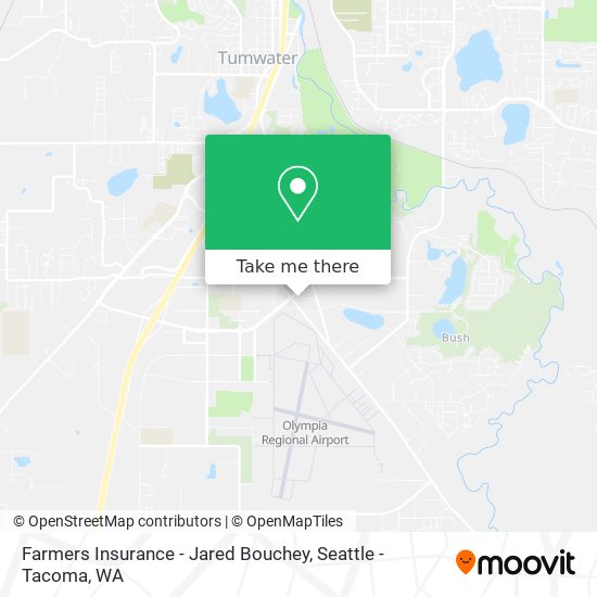 Farmers Insurance - Jared Bouchey map