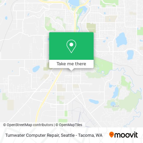 Tumwater Computer Repair map