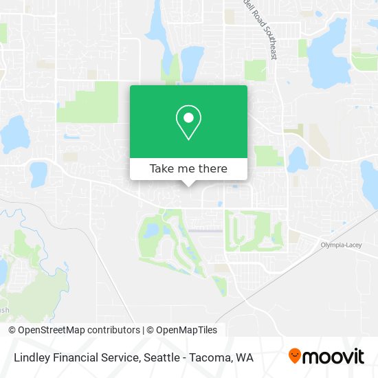 Lindley Financial Service map