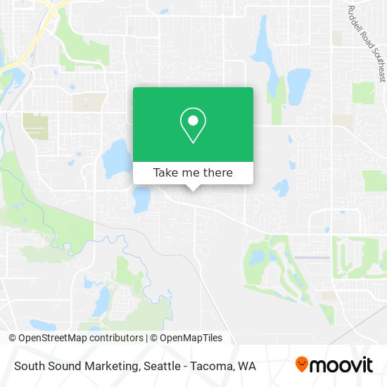 South Sound Marketing map