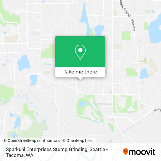 Sparkuhl Enterprises Stump Grinding map