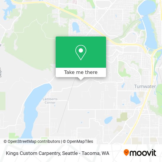 Kings Custom Carpentry map