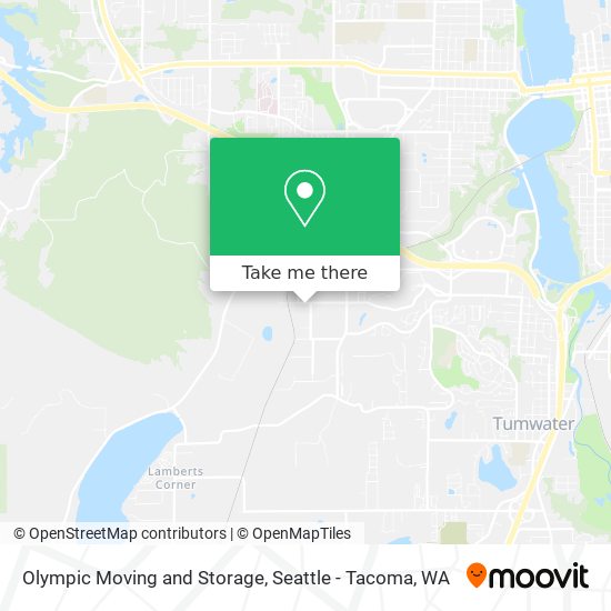 Mapa de Olympic Moving and Storage