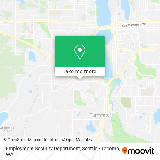 Employment Security Department map