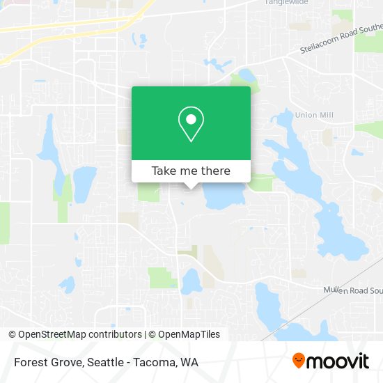 Forest Grove map