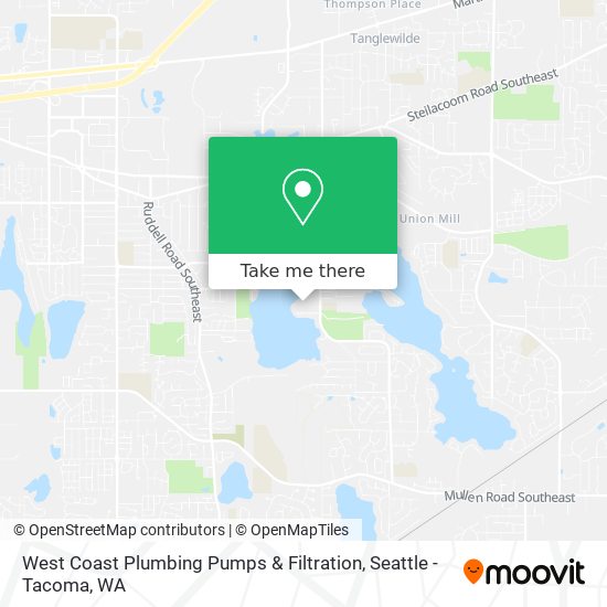 West Coast Plumbing Pumps & Filtration map